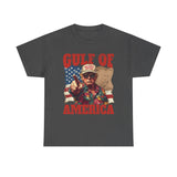 Gulf of America T-Shirt - with Trump earing MAGA hat