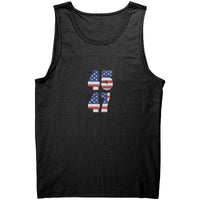 45-47 Trump American Flag Tank Top Muscle Shirt