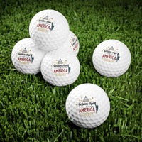 Golden Age of America' Patriotic Golf Balls Set - 6 Pack