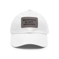 Department of Government Efficiency (DOGE) Leather Patch Hat