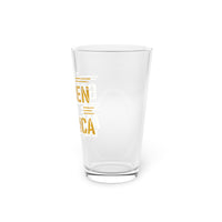 The Golden Age of America Pint Glass - 16oz