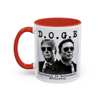 DOGE Coffee Mug - Department of Government Efficiency Elon & Trump