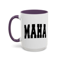 'MAHA' Large Coffee Mug  - Make America Healthy Again Ceramic Cup 15oz