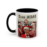 Team MAGA Trump Elon JD RFK Jr Christmas Coffee Mug