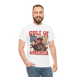 Gulf of America T-Shirt - with Trump earing MAGA hat