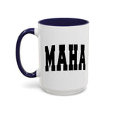 'MAHA' Large Coffee Mug  - Make America Healthy Again Ceramic Cup 15oz