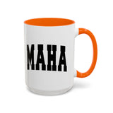 'MAHA' Large Coffee Mug  - Make America Healthy Again Ceramic Cup 15oz