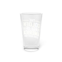 The Golden Age of America Pint Glass - 16oz