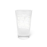 The Golden Age of America Pint Glass - 16oz