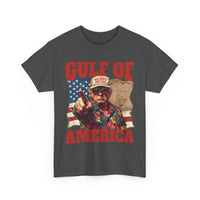 Gulf of America T-Shirt - with Trump earing MAGA hat