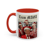 Team MAGA Trump Elon JD RFK Jr Christmas Coffee Mug