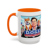 D.O.G.E. Elon Musk Department of Government Efficiency Coffee Mug