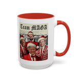 Team MAGA Trump Elon JD RFK Jr Christmas Coffee Mug