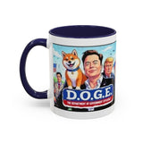 D.O.G.E. Elon Musk Department of Government Efficiency Coffee Mug