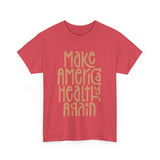 Make America Healthy Again Text Slogan T-Shirt RFK Jr Trump