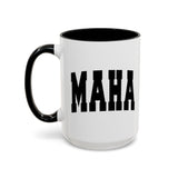 'MAHA' Large Coffee Mug  - Make America Healthy Again Ceramic Cup 15oz