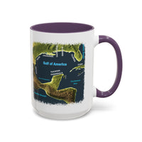 Gulf of America Map Coffee Mug - Large 15oz Ceramic Cup