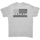Black American Flag Donald Trump T-Shirt