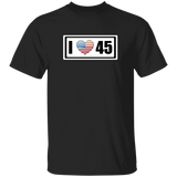 I Love 45 Trump T-Shirt