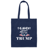 God Guns and Trump Canvas Tote Bag