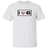 I Love 45 Trump T-Shirt