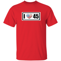 I Love 45 Trump T-Shirt