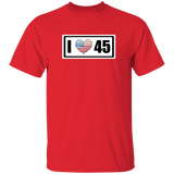 I Love 45 Trump T-Shirt