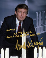 Personalized Donald Trump Autographed Picture - Signed Trump Photo