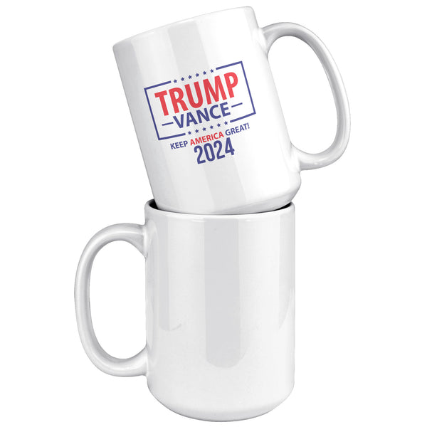 Trump Vance 2024 Keep America Great Coffee Mug