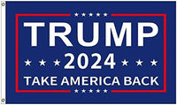 Free Trump 2024 Flag: Take America Back