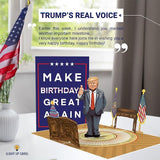 Donald Trump Pop Up Birthday Card with Light up & Real Voice