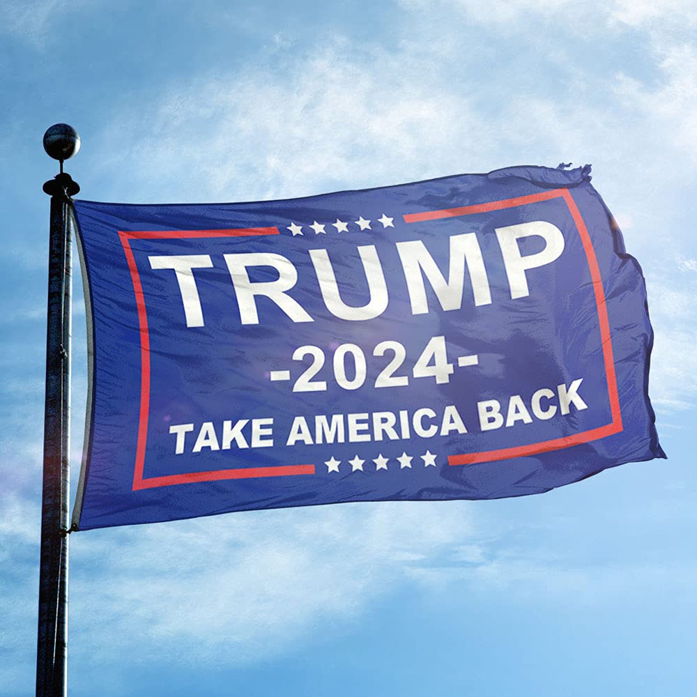 Trump 2024 Take America Back Flags- 2 PACK – Officialtrump2024store