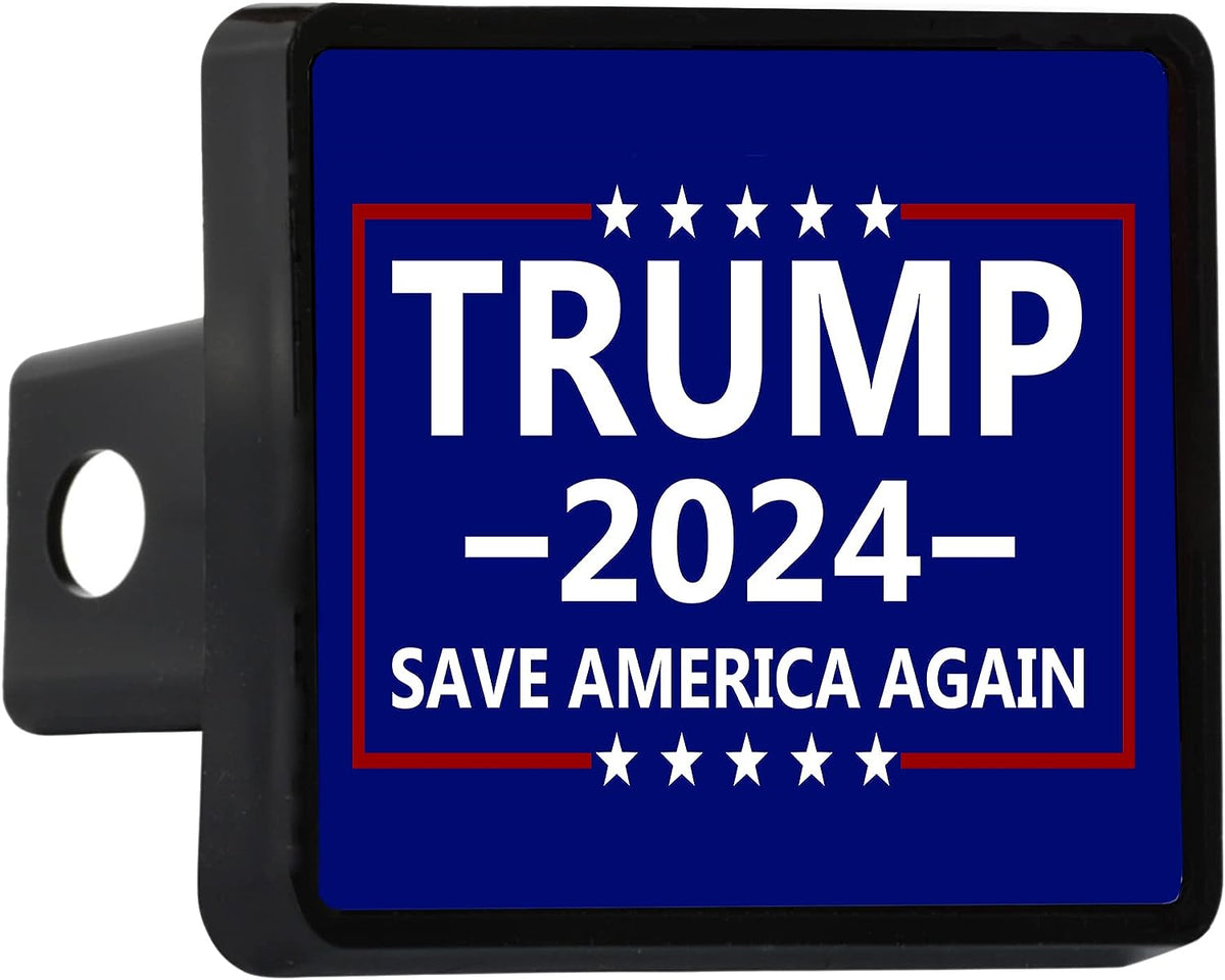 President Donald Trump 2024 Trailer Hitch Cover Save America Again Blu   61i XiafAdL. AC SL1500 1200x1200 