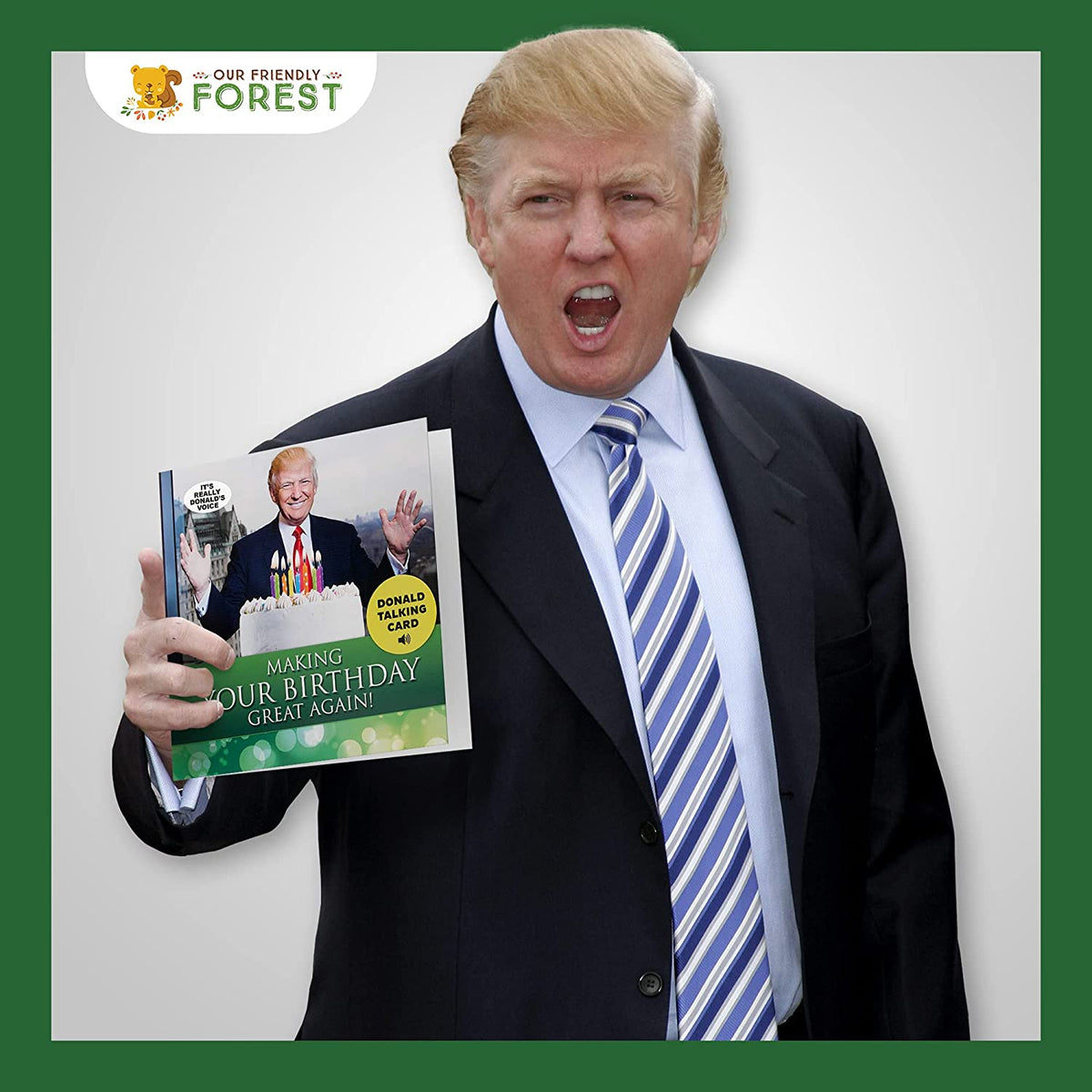 Talking Trump Talking Birthday Card - Best Donald Trump Gifts Ever ...